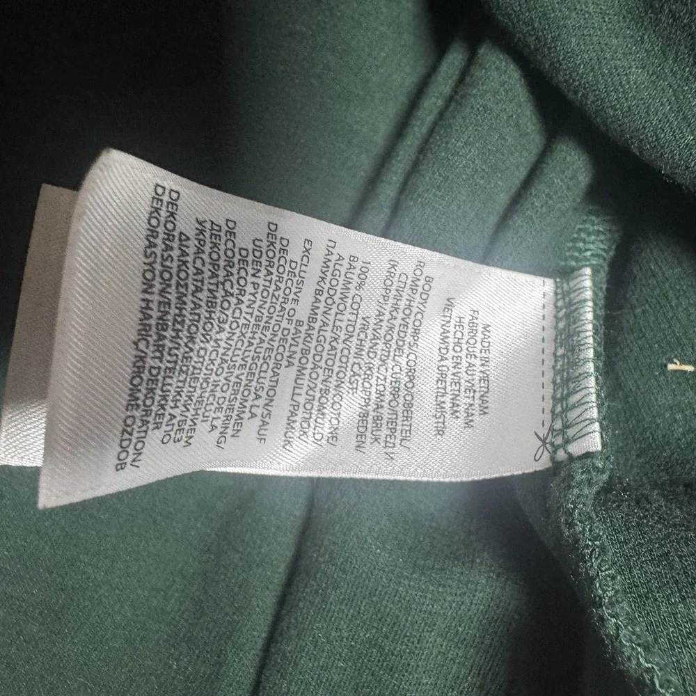 Polo Ralph Lauren Estate Rib Quarter Zip Pullover Sweater Green Men's Large